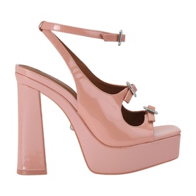 Three Buckle Platform Block Heels