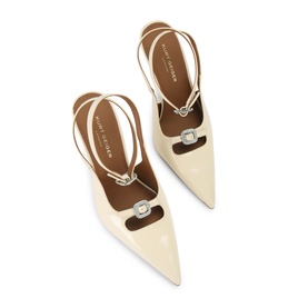 Two Buckle Pointed Court Shoes