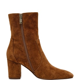 Crossbar Heeled Boots