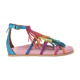 Fringe Flat Sandals