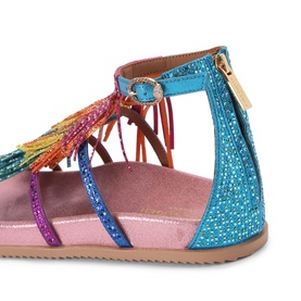 Fringe Flat Sandals