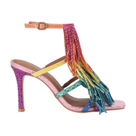 Fringe 90 Heeled Sandals
