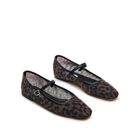 Maple Leopard Ballet Flats