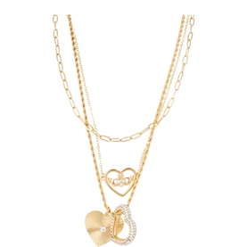 Diva Layered Claddagh Necklace