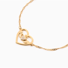 Loud Mouth Claddagh Chain Bracelet