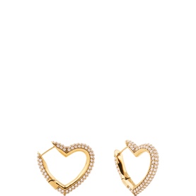 Lover Girl Heart Hoop Earrings