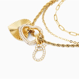 Slay Layered Claddagh Bracelet