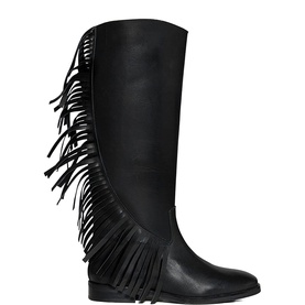 Nigella Fringe Knee High Boots
