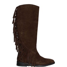 Nigella Fringe Knee High Boots