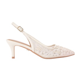 Positano Lace Slingback Pumps