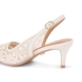 Positano Lace Slingback Pumps