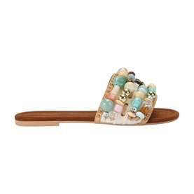 Southbank Beaded Flat Sandals