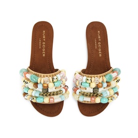 Southbank Beaded Flat Sandals