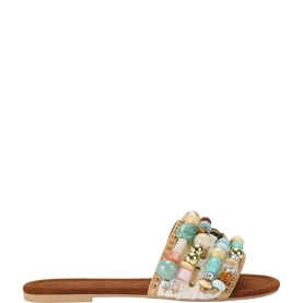 Southbank Beaded Flat Sandals