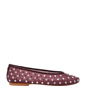 Viv Embellished Ballet Flats