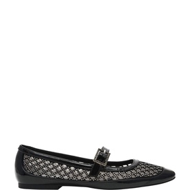 Well-Done Mesh Ballet Flats