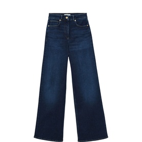 Jas High-Rise Denim Wide-Leg Jeans