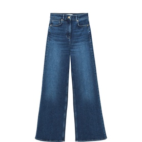 Jas High-Rise Denim Wide-Leg Jeans