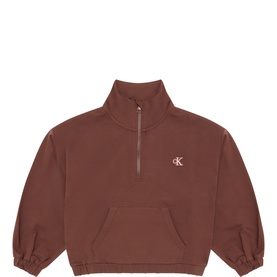 Logo Monogram Half-Zip Sweatshirt