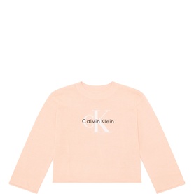 Monogram Rolled-Cuff Sweater