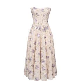 Gina Floral Flared Dress