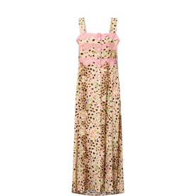 Talitha Silk Leopard Dress