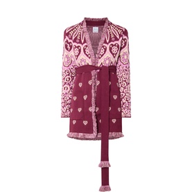 Dalton Jaquard Wrap Cardigan
