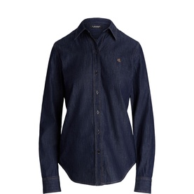Logo Denim Shirt
