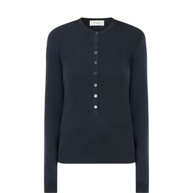 Airi Knitted Cashmere Polo Shirt