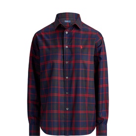 Pony Logo Check Twill Casual Shirt