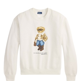 Polo Bear Logo Fleece Sweatshirt