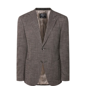 Arndt Herringbone Single-Breasted Blazer