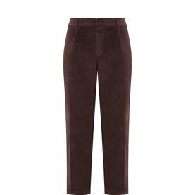 Lui Corduroy Straight Leg Trousers