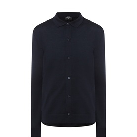Marek Polo-Collar Cardigan
