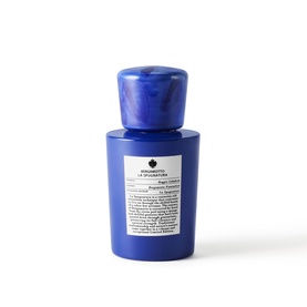 Acqua Di Parma EDP in a compact blue marbled bottle with white label and matching blue cap.
