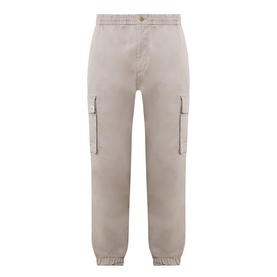 Calvin Klein Jeans Comfort Skinny Leg Cargo Trousers in Vintage Khaki, elasticated waistband, side cargo pockets, cuffed ankles