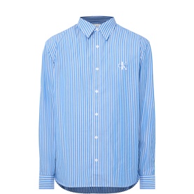 Monogram Logo Striped Shirt