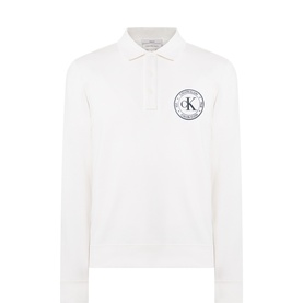 Monogram Logo Polo Sweatshirt