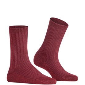Shiny Glitter Ribbed Socks