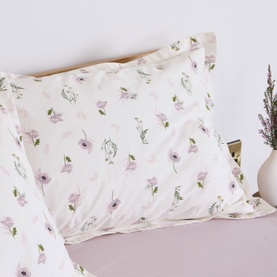 Maeve Floral Oxford Pillowcase Pair Lilac