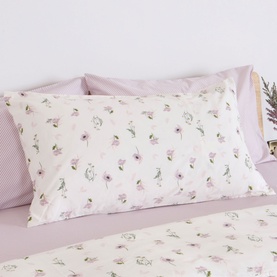 Maeve Floral King Size Pillowcase Pair Lilac