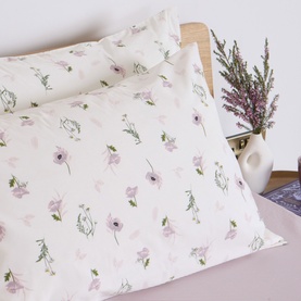 Maeve Floral Standard Pillowcase Pair Lilac