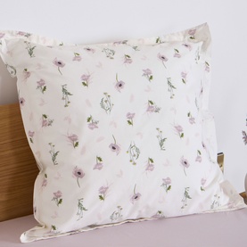 Maeve Floral Oxford Square Pillowcase Lilac