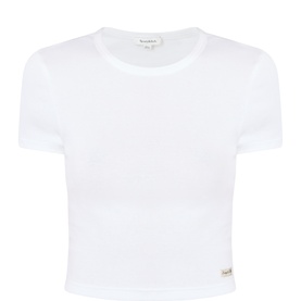 Signature Logo Rib Baby T-Shirt