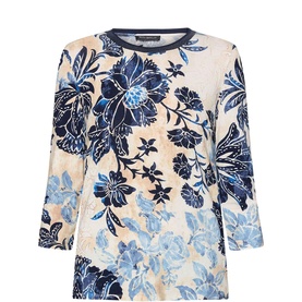 Floral Jersey Top
