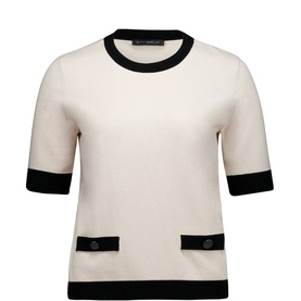 Tipped Knit Sweater