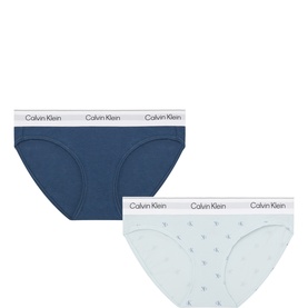 Two-Pack Icon Logo Bikini Briefs