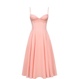 Dahlia Pleated Flared Dress