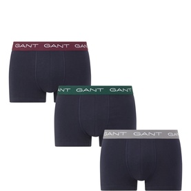Three-Pack Mixed Stretch Logo Trunks