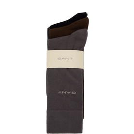 Three-Pack Logo Socks